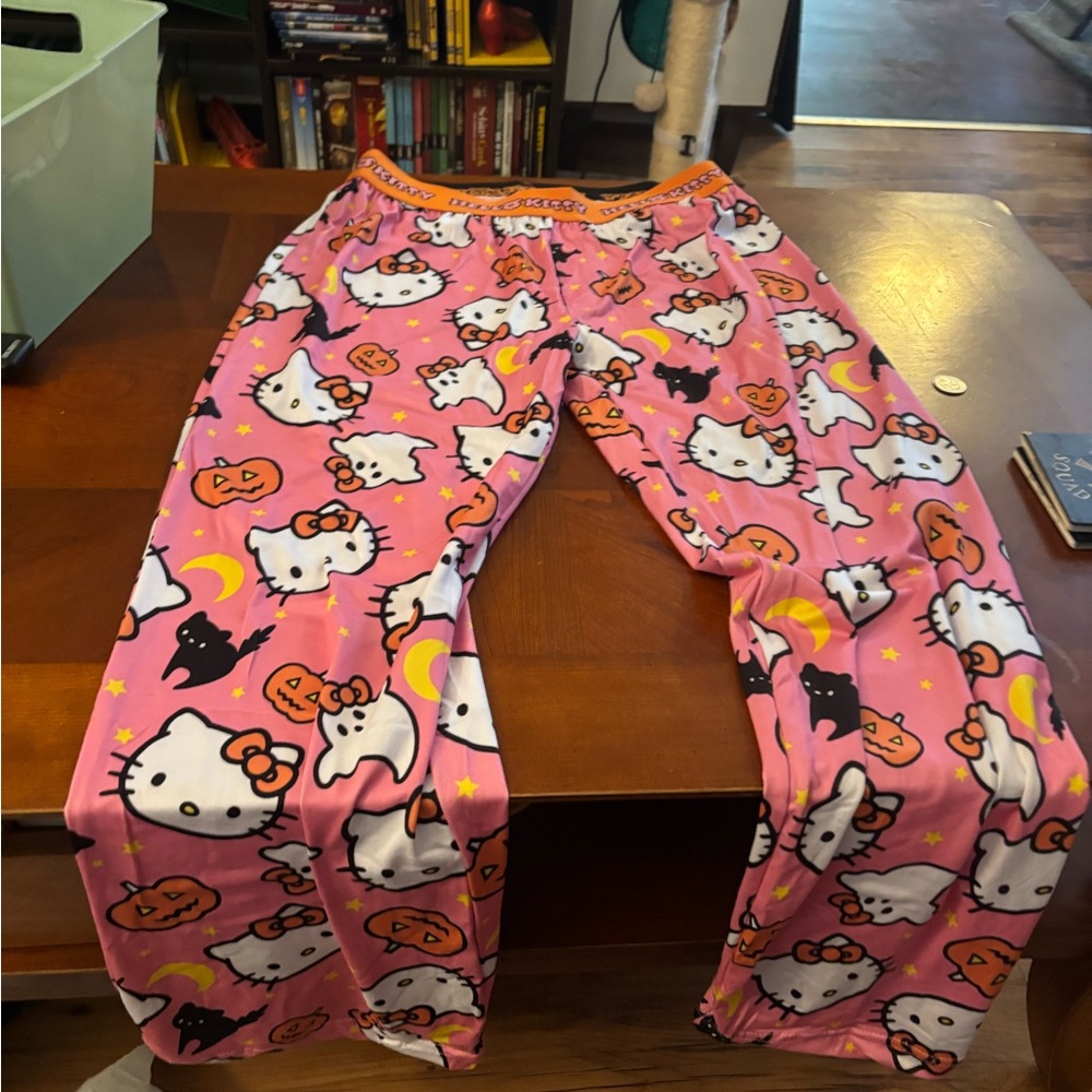 Hello kitty Halloween pajama pants nwt